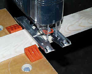 Picture 6: Cutting the shelves.